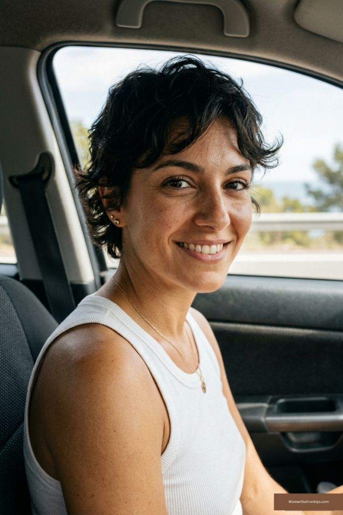 Cropped Curly Pixie