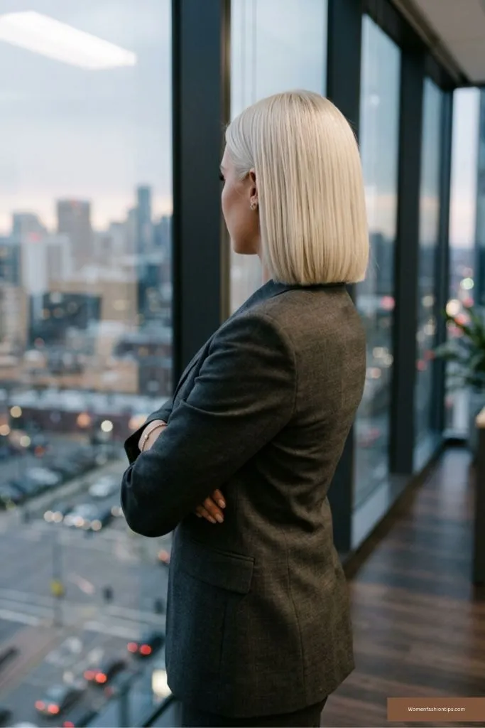 Sleek Platinum Power Bob