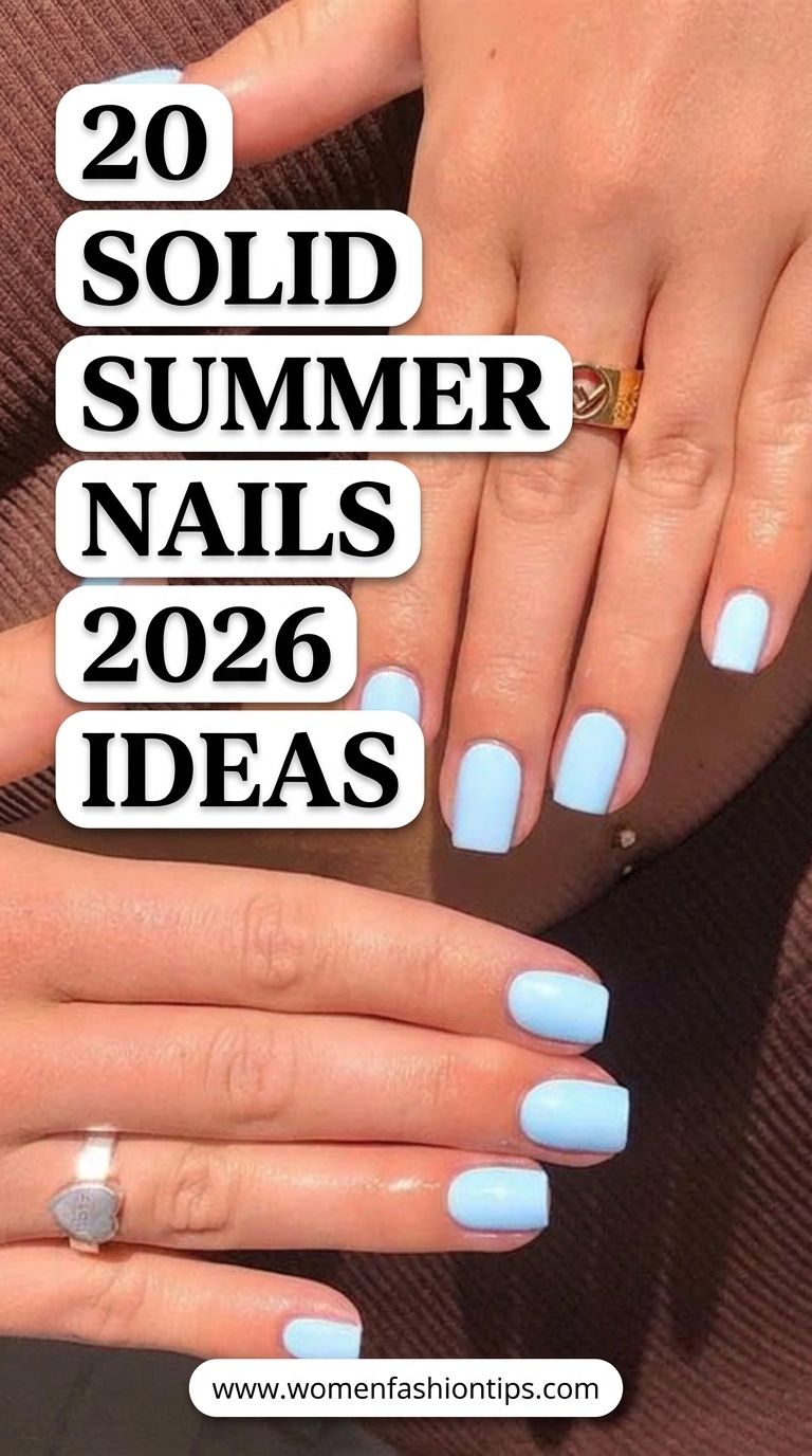 Solid Summer Nails 2026 (5)