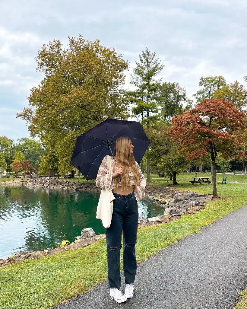 Rainy Day Fall Outfit