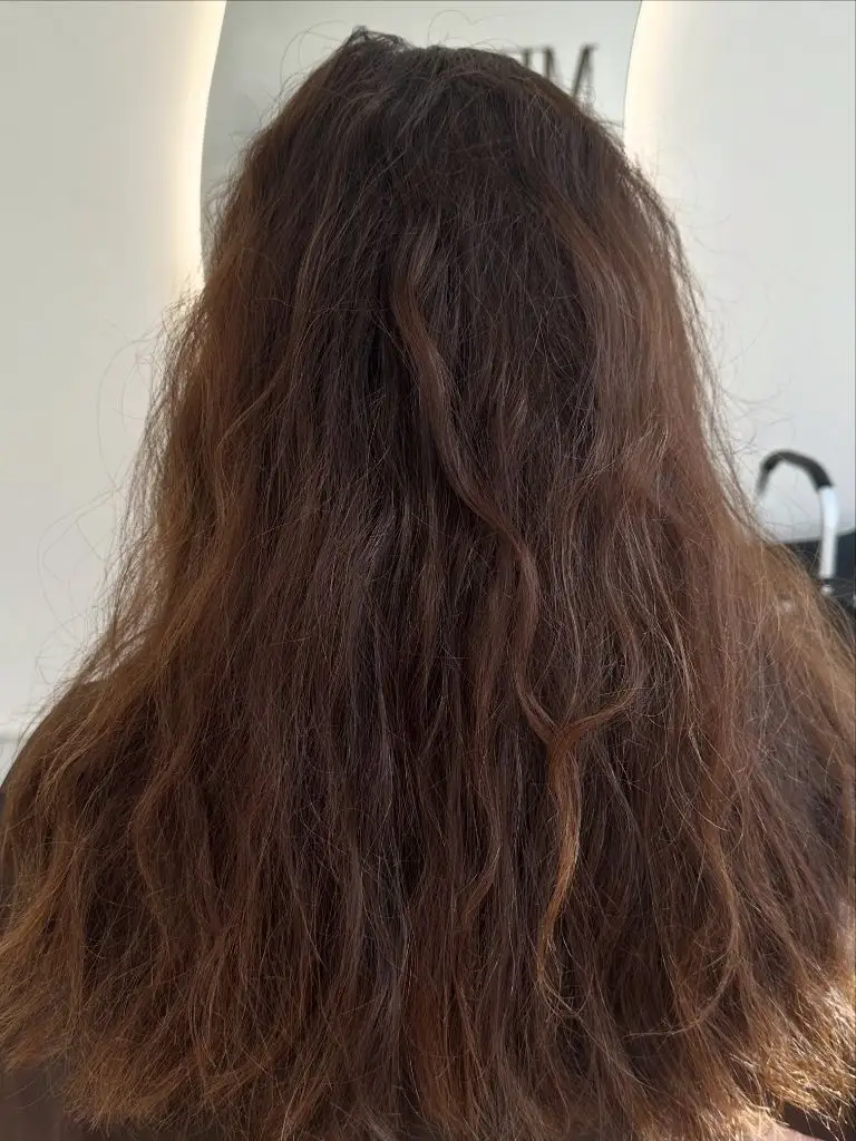 Fall Medium Haircuts 2026 Textured Medium Brunette with Natural Movement