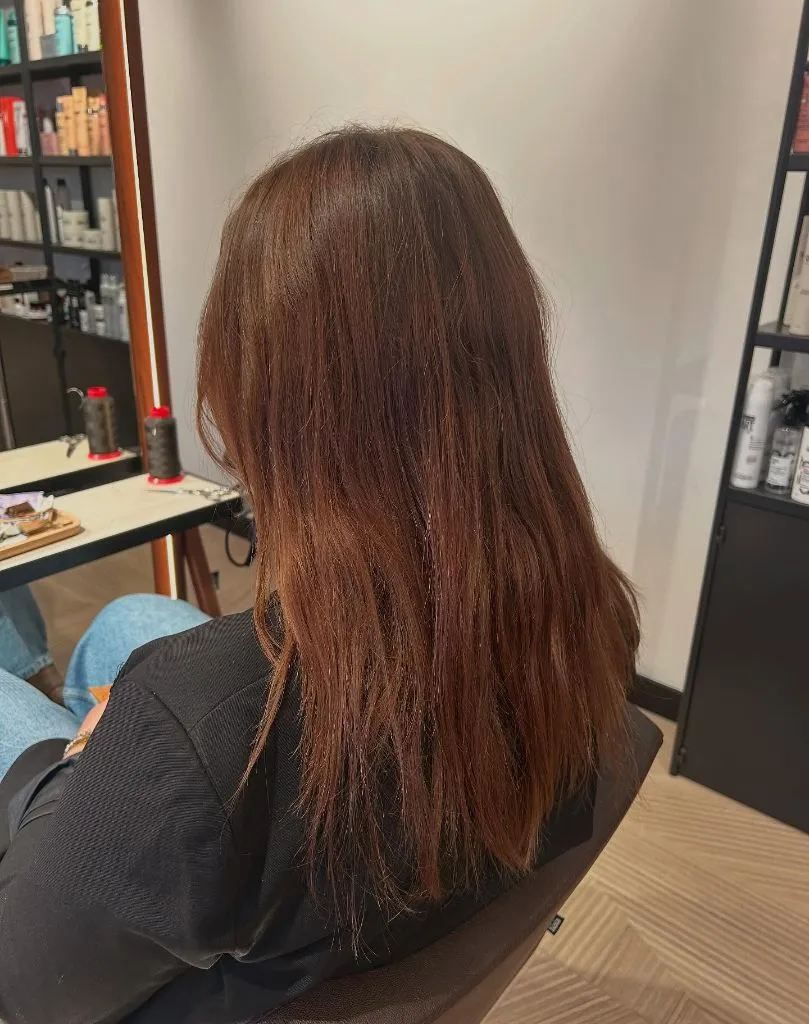 Fall Haircuts for Women 2026 Warm Chestnut Brown with Natural Wave and Medium Layers