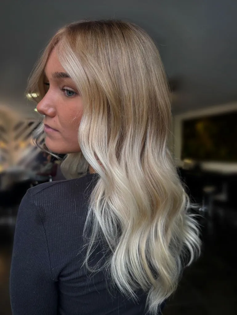 Fall Blonde Hair Colour 2026 Sandy Vanilla Blonde With Natural Root Shadow