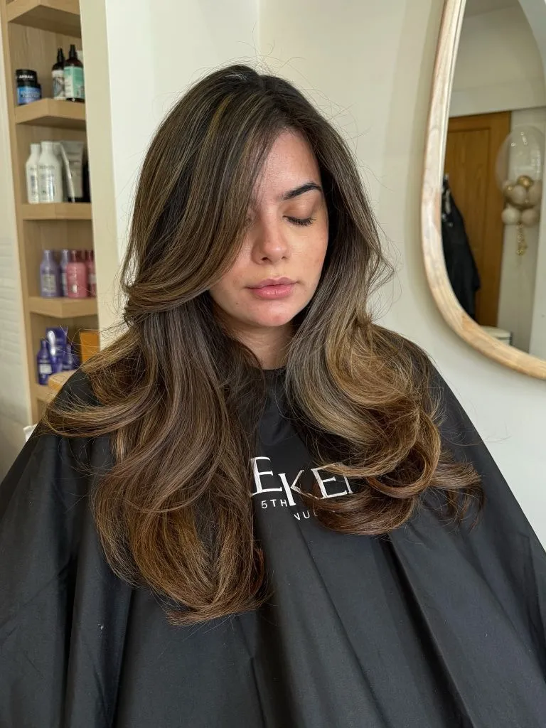 Fall Brunette Hair Colour 2026 Dimensional Toffee Brunette With Balayage Ribbons