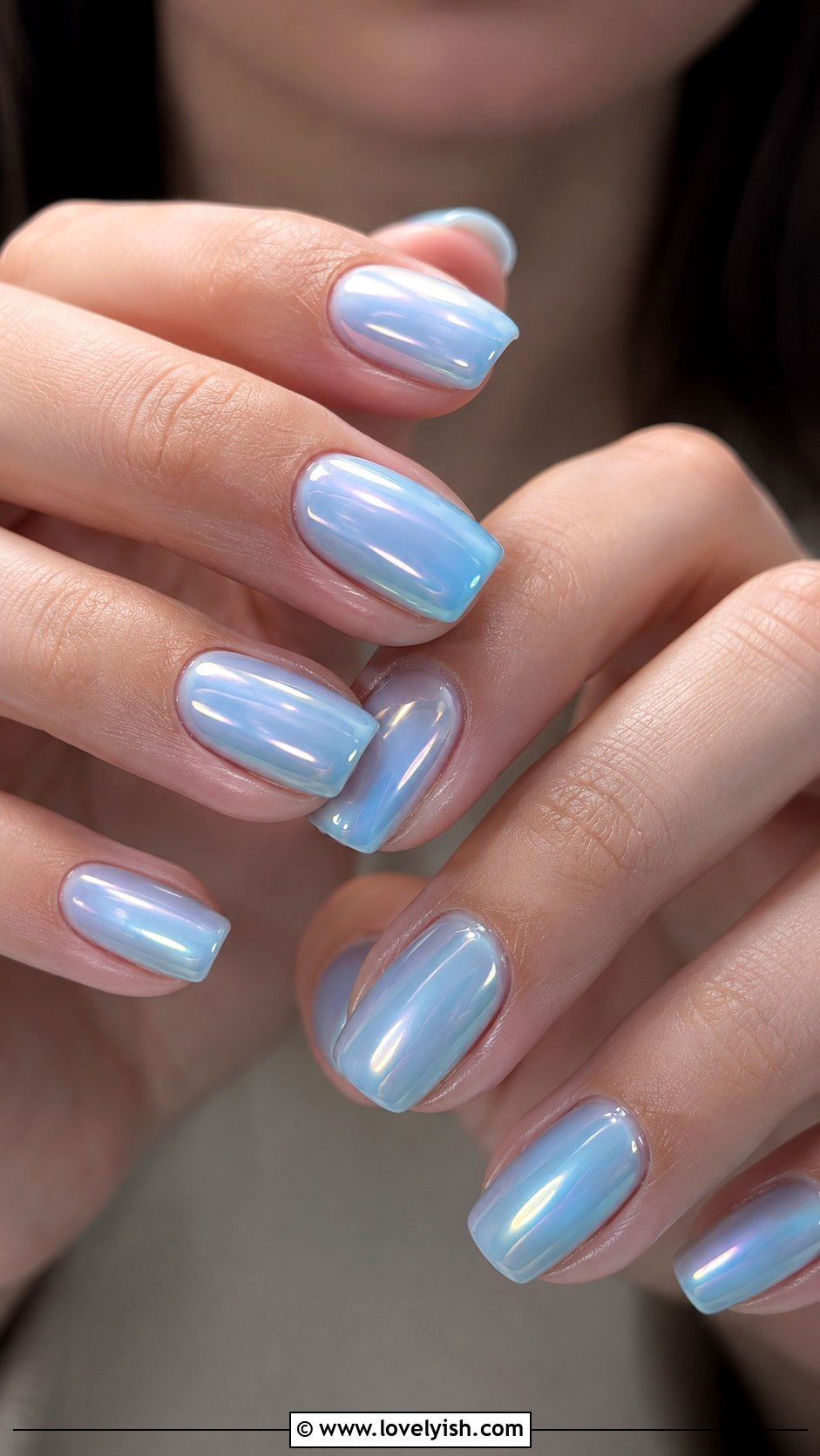 Soft Blue Glaze: baby-blue milk with soft shine