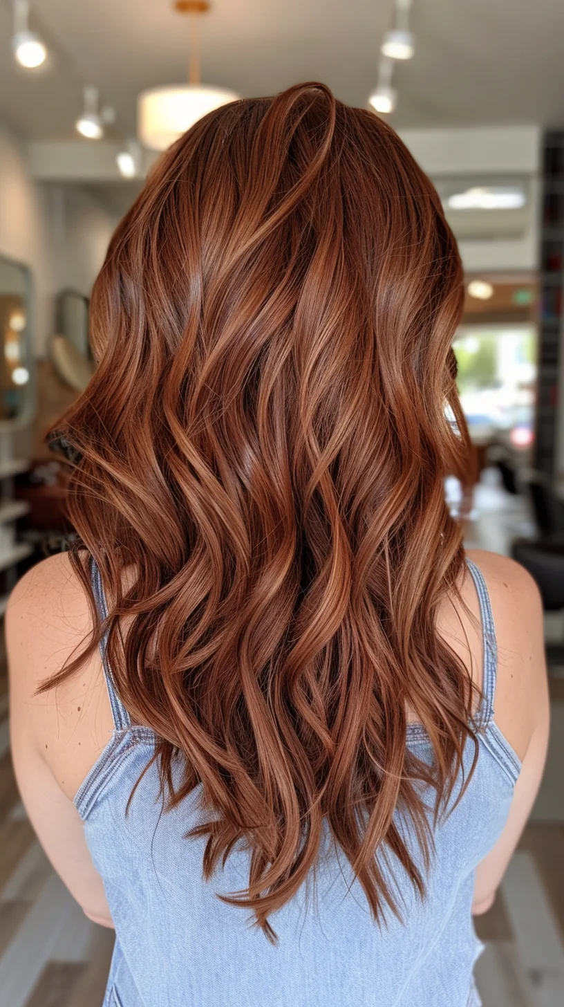 Deep Mahogany Brown — winter hair color idea for brown eyes