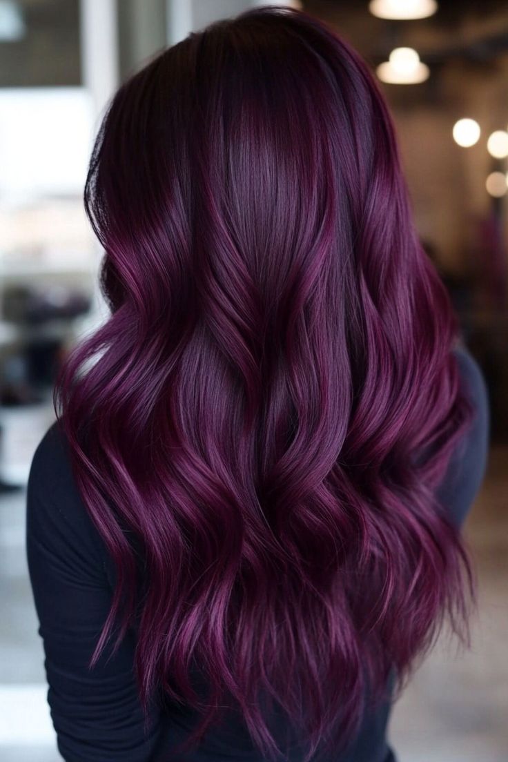 Mauve plum hair color