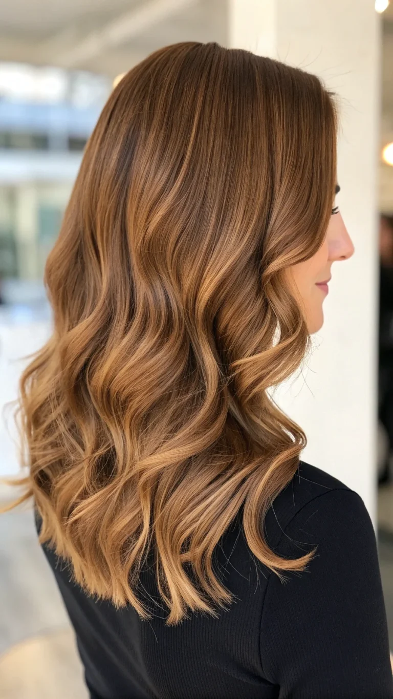 Smoky Bronze Brown — winter hair color idea for brown eyes